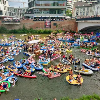 Ulmer Volksfest (Schwörwoche) in Neu-Ulm / Ulm